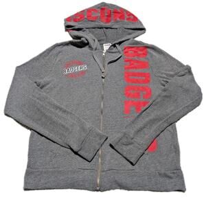 VICTORIAS SECRET PINK Wisconsin Badgers FULL ZIP HOODIE